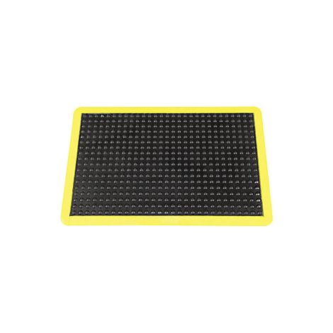 Miltex Tappeto antifatica Yoga Dome Basic nero/giallo lungh (1/3)