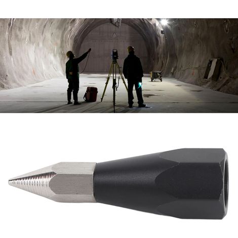 Mesure de l'extrémité d'une tige en fibre de carbone, alignement de l'extrémité, trépied, extrémité, alignement de l'extrémité d'une tige en fibre de carbone. (1/5)