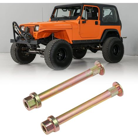 2 jeux de bagues de charnière de porte avant 38447 en acier galvanisé, remplacement pour Wrangler 1994-2006 (1/4)
