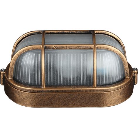Hublot Lampe Ovale En Aluminium Moulé Sous Pression Applique (N'inclut pas la source de lumière) (1/5)