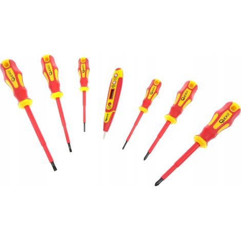 Herramienta del electricista geko g30626 aislado 1000V con tester (1/3)