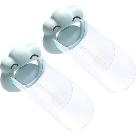 faucet extender, faucet extender, 2pcs Cartoon Cloud Shape Kids Faucet Extender, Kids Faucet Accessories with Extendable Length (Light Blue) (1/5)