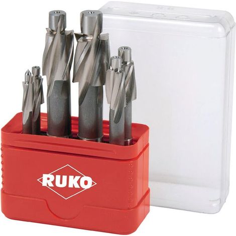 RUKO Flachsenker-Satz DIN 373 HSS, 6tlg., M3–M10 - 102454