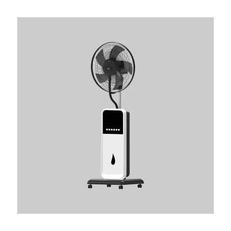VENTILATORE CON NEBULIZZATORE 2 lt - 5 pale