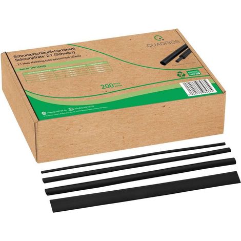 Quadrios 19011CA092 Kit de fundas termorretráctiles negras