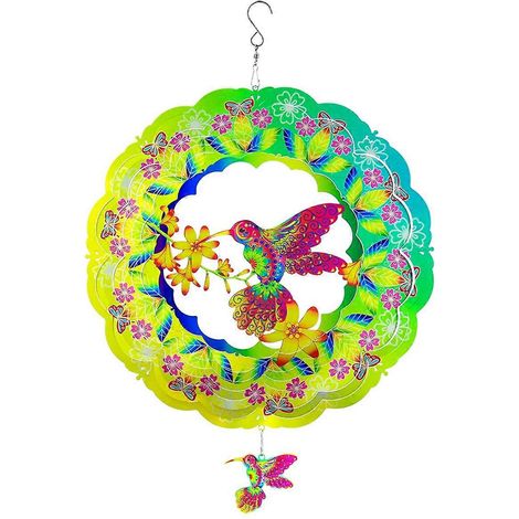 Bird Wind Spinners 12 Inch for Outdoor Decor,Garden Decoration-- (1/5)