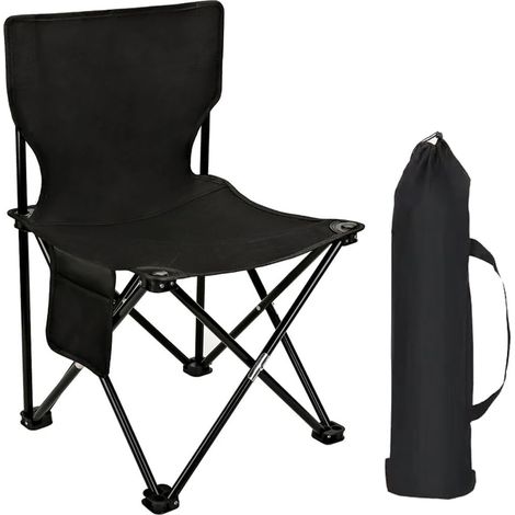 Chaise de camping pliante ultralégère pour la pêche, la randonnée, le pique nique, le camping, les voyages, la plage, la pêche, la pelouse (1/5)