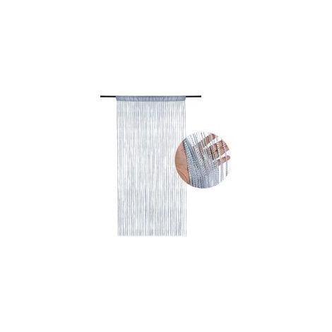 Rideau de porte occultant anti-mouches 100 x 200 cm – Moustiquaire en polyester pailleté – Séparateur de pièce décoratif (1/5)