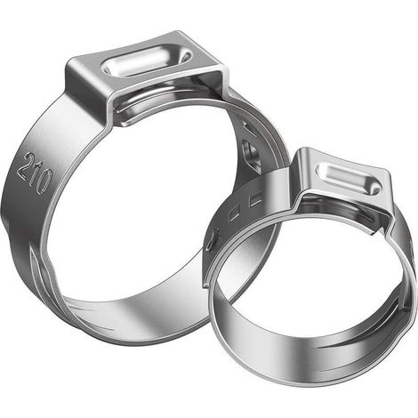 Collier de Serrage Inox AMTOVL 130pcs Serre-Joints à Tuyau 7-21mm Collier de Serrage Tuyau en Acier Inoxydable Certification TUV pour Fixation Souples Durites (1/5)