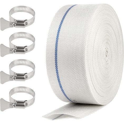 20 m Tuyau Refoulement Plat 38 mm Tuyau Refoulement 1/2 Pouce Tuyaux D'arrosage et la Lutte Contre les Incendies (1/5)