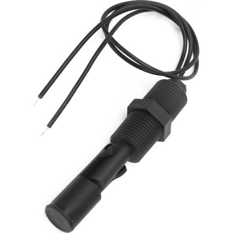 Lot de 2 capteurs de niveau liquide de contrôle à flotteur en PP montage horizontal pour cuve Type A (1/5)