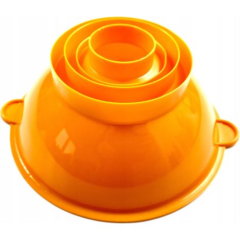 Embudo universal para conservas en tarro, cuádruple 4 en 1, producto 100% polaco. (1/5)