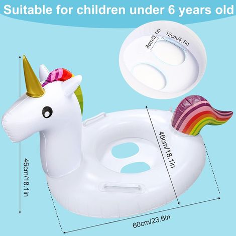 Chaise de natation gonflable pour bébés, pour piscines, support récréatif pour une utilisation surveillée dans l'eau.-AquaForge (1/5)