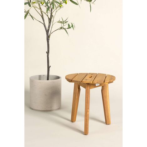 Chania Table d'appoint, Ø40cm, acacia. (1/3)
