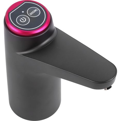 Pompe à eau électrique intelligente sans fil pour bonbonne d'eau, distributeur d'eau automatique, noir (1/5)