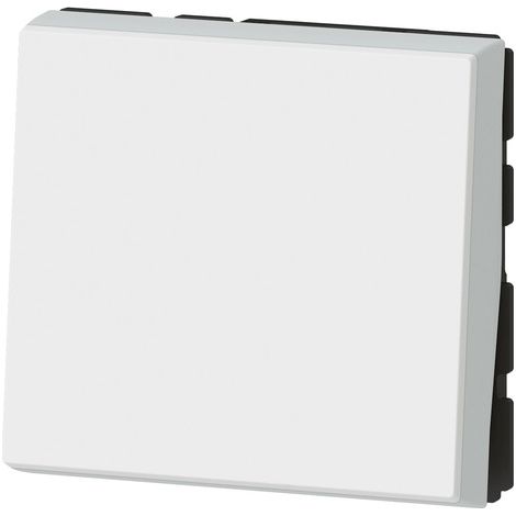 Legrand - Interrupteur ou va-et-vient lumineux voyant Mosaic Easy-Led 10A 2 modules - Blanc (1/10)