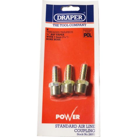 ADAPTADOR PARA PISTOLAS DE AIRE 3/8" 3 PZAS (1/2)