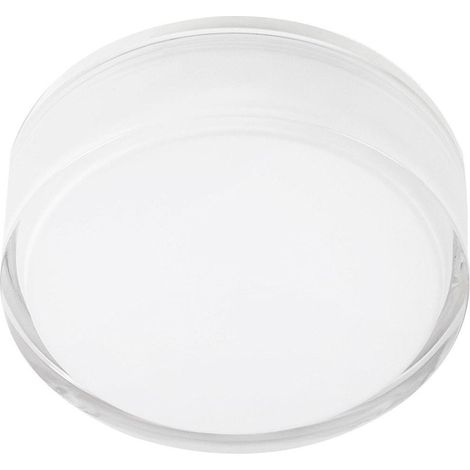 Leds-C4 Vetro - Plafonnier LED Salle de Bain Ronde Blanc 25.1cm 2400lm 3000K IP44 (1/4)