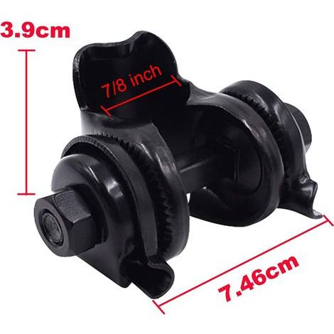 Collier de fixation métallique pour tige de selle vélo, adaptateur universel pour selles à rails standard, pièce détachée cyclisme (1/3)