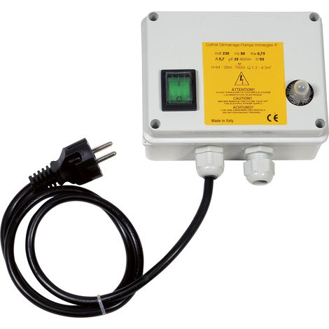 Coffret de démarrage monophasé 1,5kw AE02525