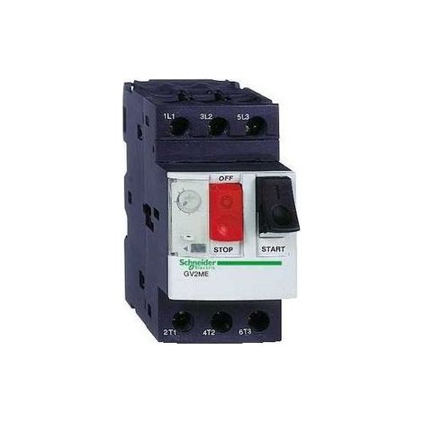Schneider GV2ME04 Motor circuit breaker 0.4 to 0.63A 3p 3d Tesys gv