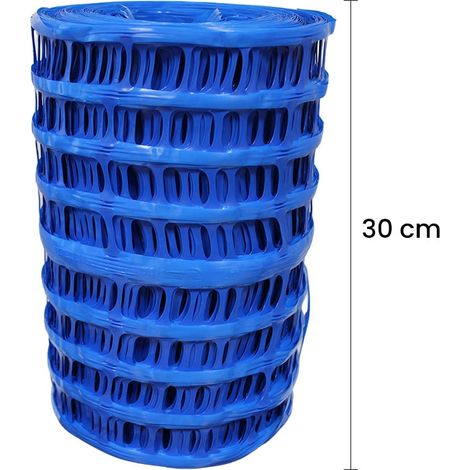 Grillage avertisseur NF bleu eau potable 100 m x 30 cm - Samex