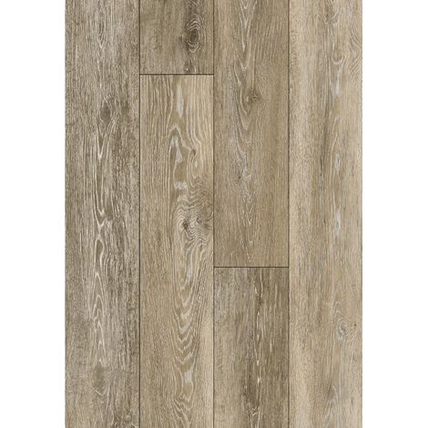 Mexen Shreveport campione di pannelli vinilici 1240 x 182 mm SPC 6,5 mm, sottostrato IXPE 1,5 mm, 4 V-Fuga, Quercia - F1111-S (1/2)