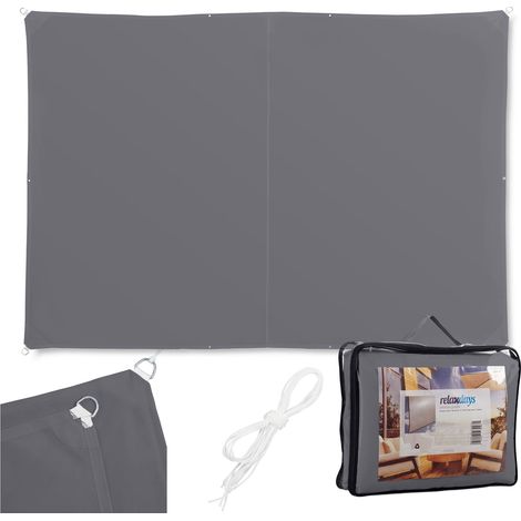 Shade Sail With Eyelets, Polyester, Water-Repellent (1/5)