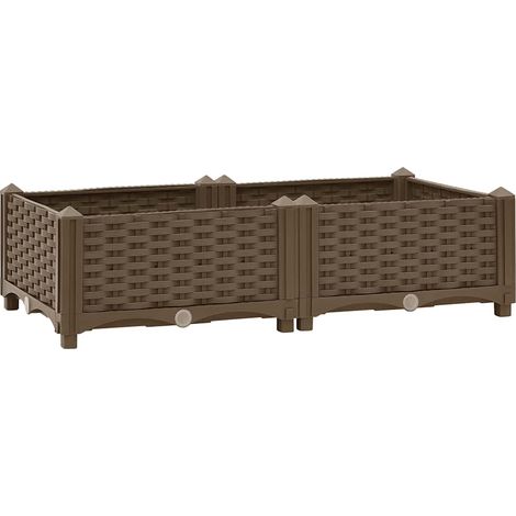 Maison Exclusive - Fioriera Rialzata 80x40x23 cm in Polipropilene