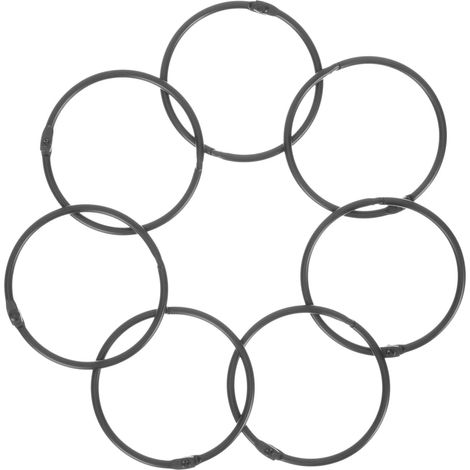 runde Duschvorhangringe rostfreie Eisenhaken robuste