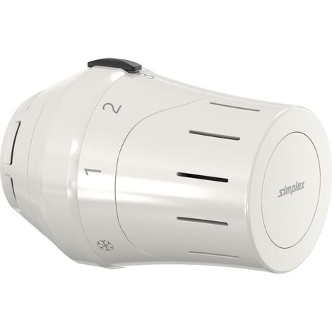Flamco Testa termostatica esclusiva TC-E1 bianco M30 x 1,5 con posizione zero, F35330