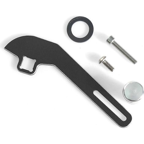 Adaptateur de commande à une main avec volant et gâchette en alliage d'aluminium pour NB4, NB4+ et NB4 PRO (noir) (1/5)