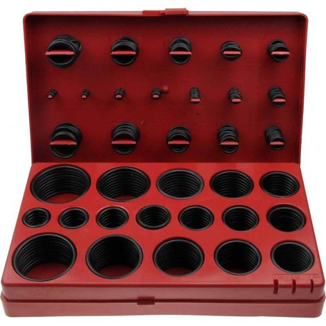 Assortiment de joints toriques d'étanchéité ø 3 - 50 mm spéciaux résistants aux acides 419 pièces.