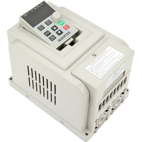 SJLERST Variateur de Fréquence pour Moteur Triphasé à Entrée Monophasée 220V - pour moteur à courant alternatif 2,2kW triphasé (1/5)