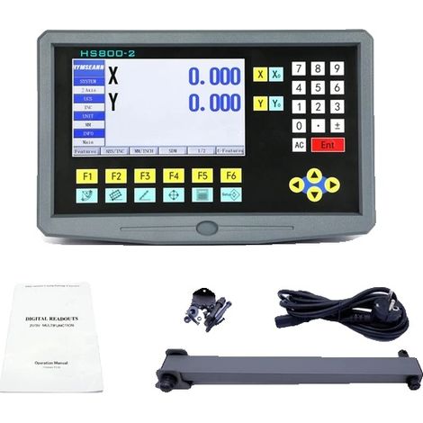 Kit DRO LCD, Support Multilingue, Résolution de Haute Précision, HS800-2 LCD DRO