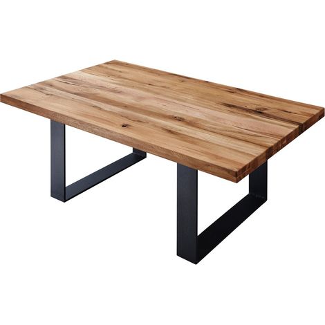 tavolino da salotto in legno di Quercia Selvatica/ Cerro 110x70x45 quercia naturale oliato MONTREUX 116