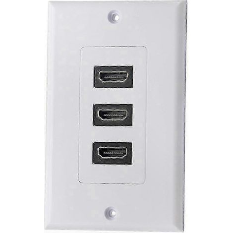 Panneau mural HDMI 2.0 à 3 ports, prenant en charge les résolutions 4K 60 Hz et 1080p. (1/5)