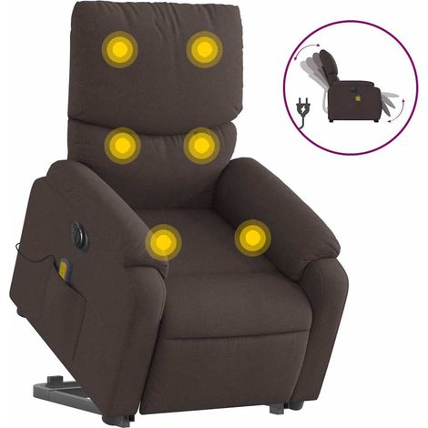 Maison Exclusive - Elektrischer Massagesessel mit Aufstehhilfe Du