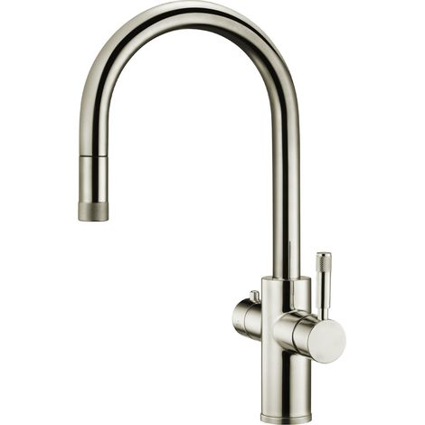 Scott & James 4 in 1 Pull Down Instant boiling Tap - ELO0088 - Brushed Nickel (1/2)