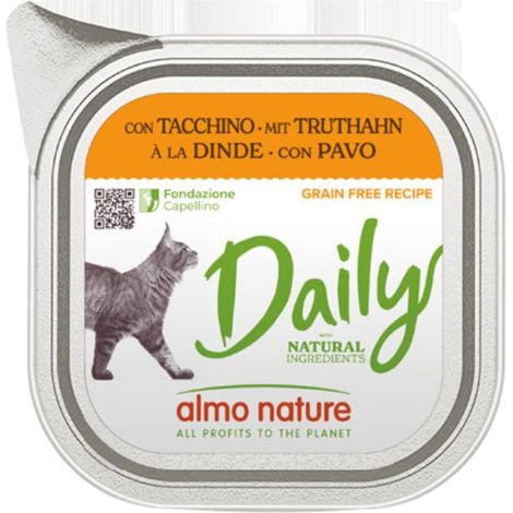 Almo Nature Quotidien Barquette pour chat 100 g - Turquie 100 g