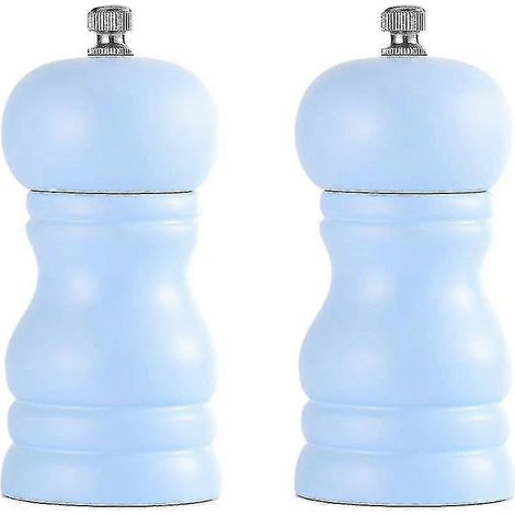 Moulin à poivre manuel transfrontalier, nouveau petit moulin à poivre domestique, bouteille de broyage d'épices - 26-Nordic blue (1/5)