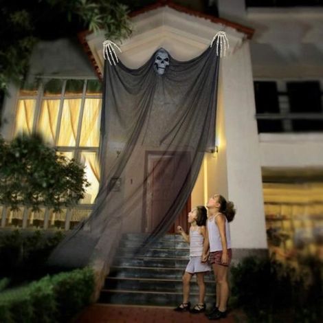 Deco halloween,suspendus fantôme décoration d'halloween diy fantôme hanging volant horreur accessoires squelettes dhalloween les (1/4)