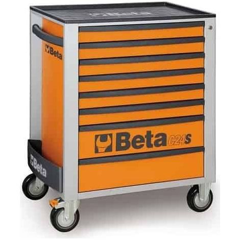 BETA Servante 8 tiroirs - C24S/8 - Gris clair