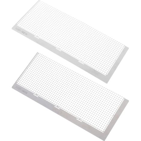 Règle en acier inoxydable résistant à la colle (lot de 2) pour (1/5)