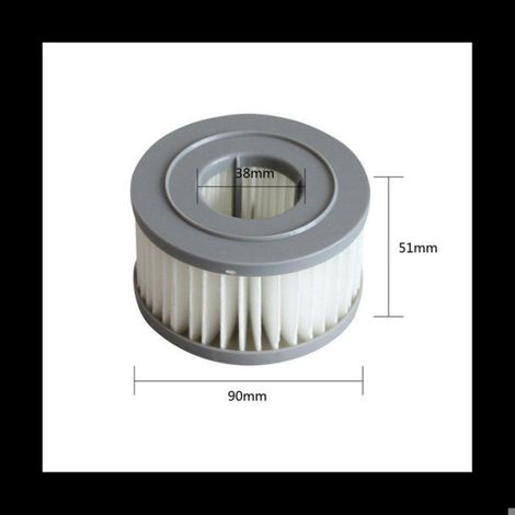 Filtre Hepa - Pour Aspirateur Sans Sac - Compatible JV85 A6 A7 A8 H9 Pro - Lavable - 89 x 89 x 51 mm - 8 Pièces (1/5)