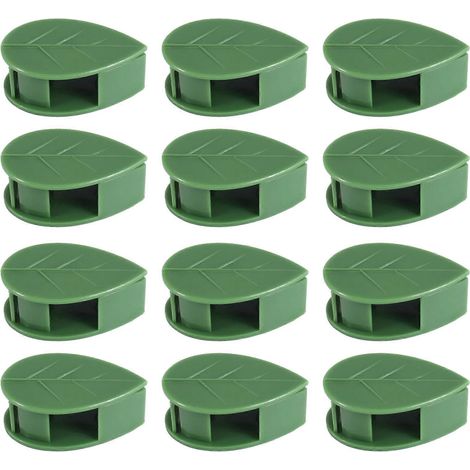 50 clip per piante da giardino, clip di fissaggio a scatto per piante rampicanti da parete, gancio adesivo. (1/5)