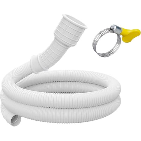 Tuyau d'eau flexible compatible avec la plupart des machines à laver et systèmes de climatisation (1 m) (1/5)