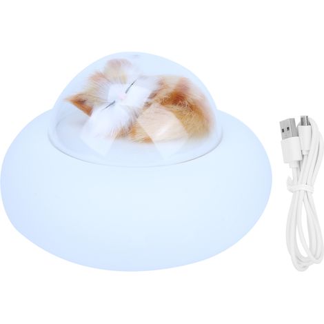 Silicone Tap Night Light Rechargeable 7 Color LED Sleeping Night Light Home DecorationCat (1/5)