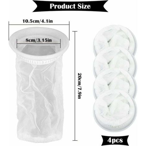 Filtro per acqua piovana Ulisem da 4 pezzi per serbatoio IBC da 1000 litri, in nylon con raccordo per coperchio IBC (1/4)