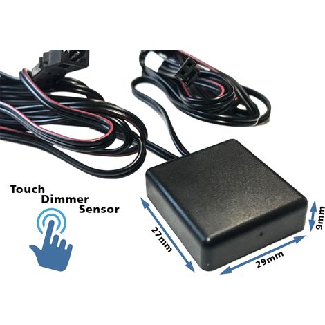 Interruttore Led Dimmer Touch Con Memoria Per Specchio Da Bagno 12V 24V 4A Con Indicatore Led Blu (1/3)